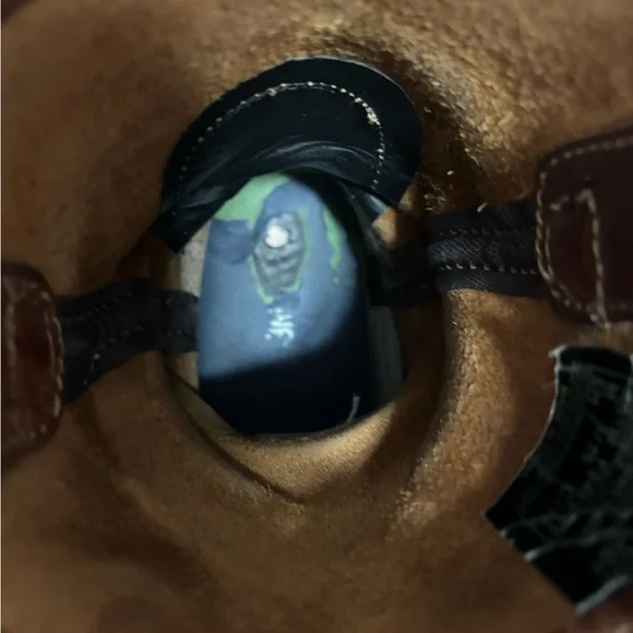 Wolverine Mens Brown Leather Soft Toe Work Boot Oil Slip Resistant Since 1883 - Picture 9 of 11